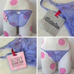 Victoria's Secret VTG Fashionshow Exclusive Low Rise Lace String Bikini PantyNWT